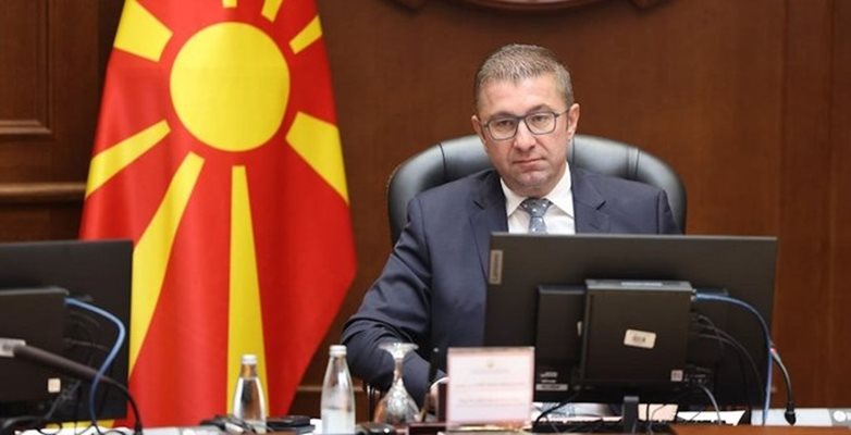 Премиерът на Северна Македония Християн Мицкоски Снимка: Twitter/@BalkanGreEnNews